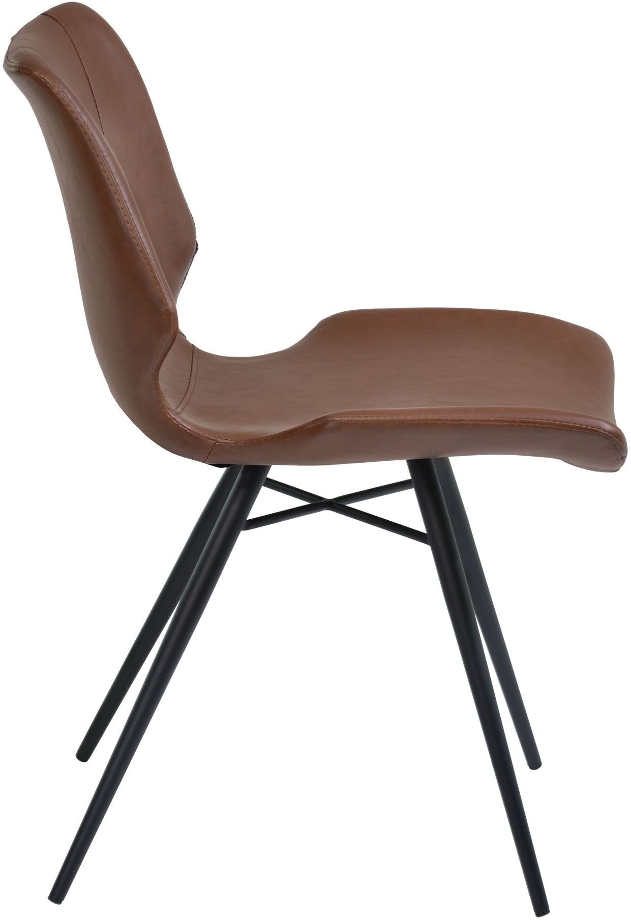 Zurich Vintage Coffee Dining Chair Set of 2 from Armen Living Coleman