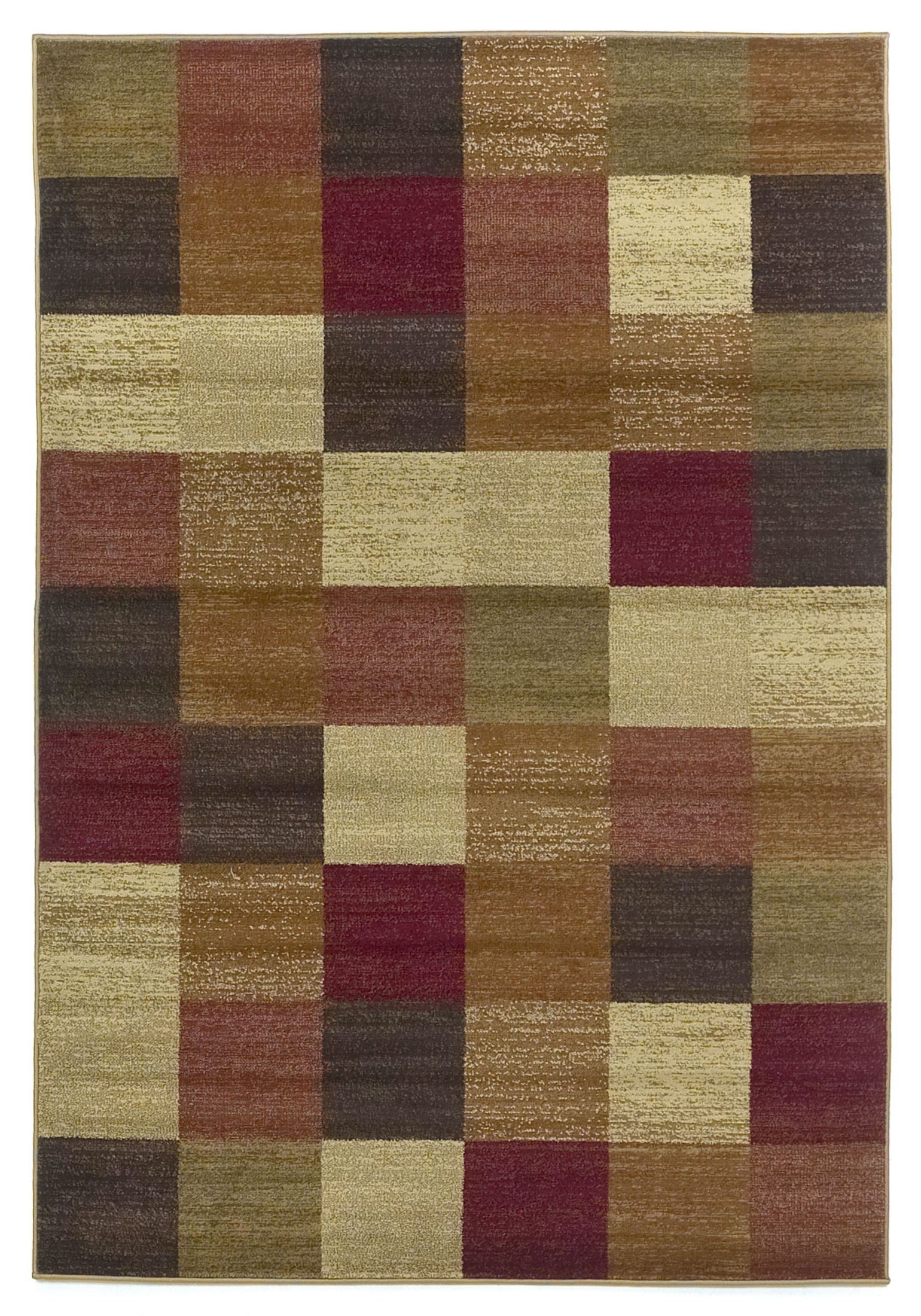 Lifestyles Beige Squares 91" X 63" Rug from Kas Rugs Coleman Furniture