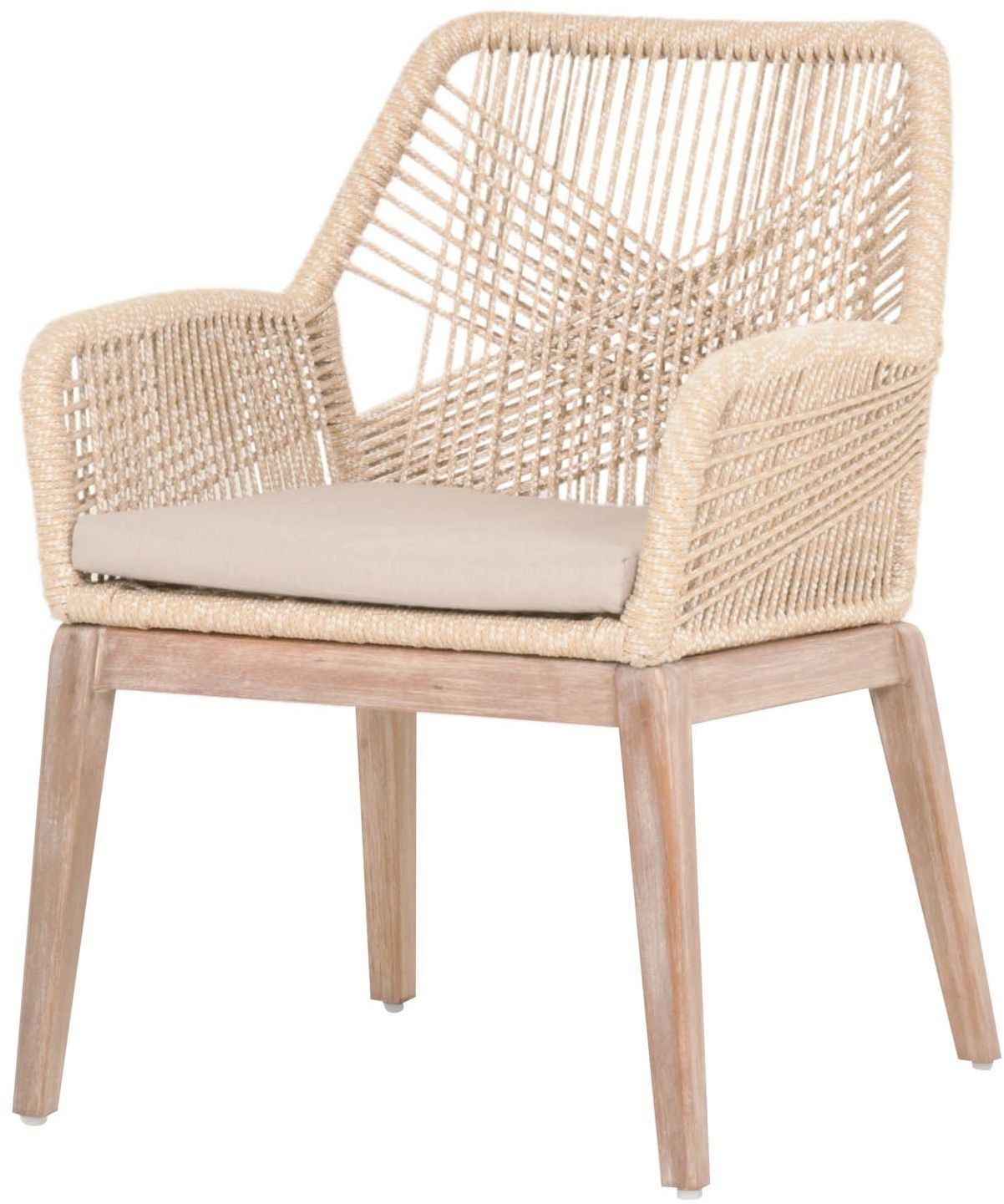 Loom Sand Arm Chair Set of 2 from Orient Express Coleman Furniture