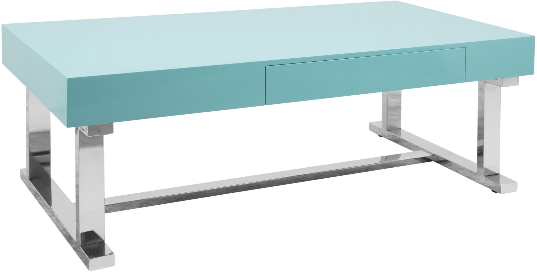 Luster Light Blue Coffee Table from Lumisource | Coleman ...