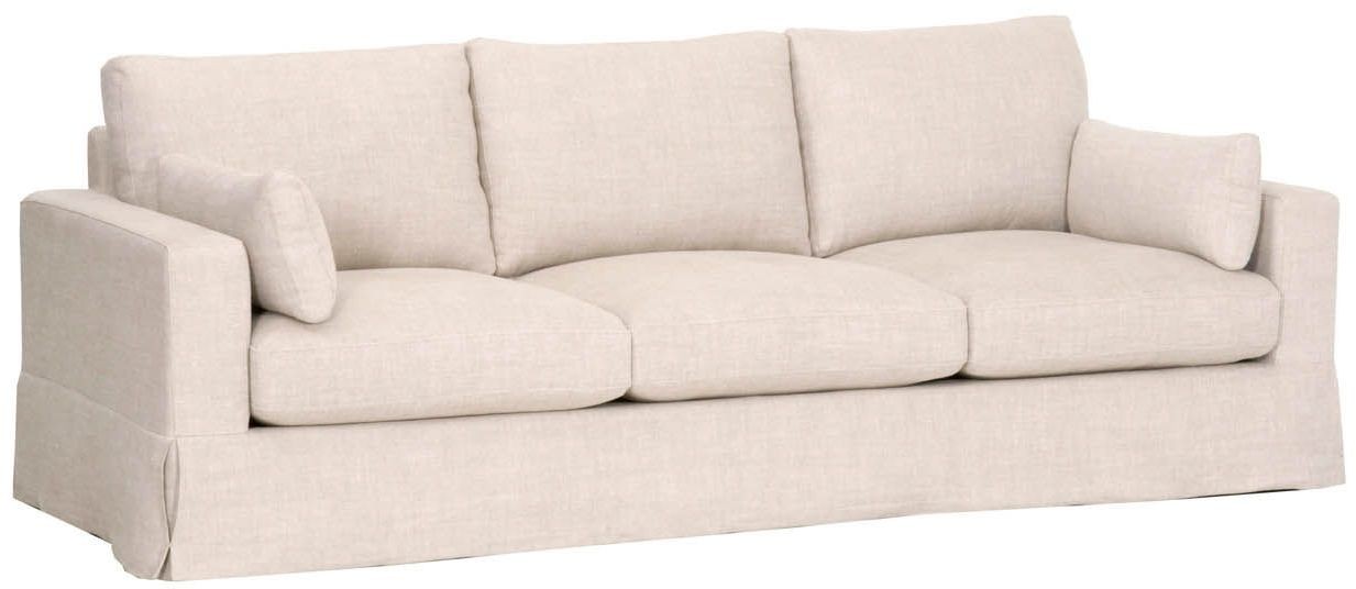 Essentials Cream Maxwell 99" Sofa from Orient Express | Coleman Furniture