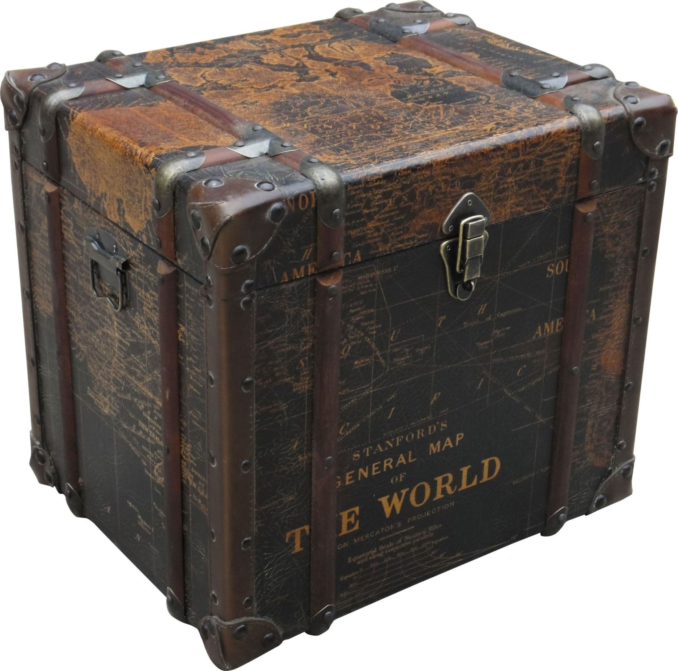 Gulliver'S Antique Trunk End Table from Moes Home Coleman Furniture