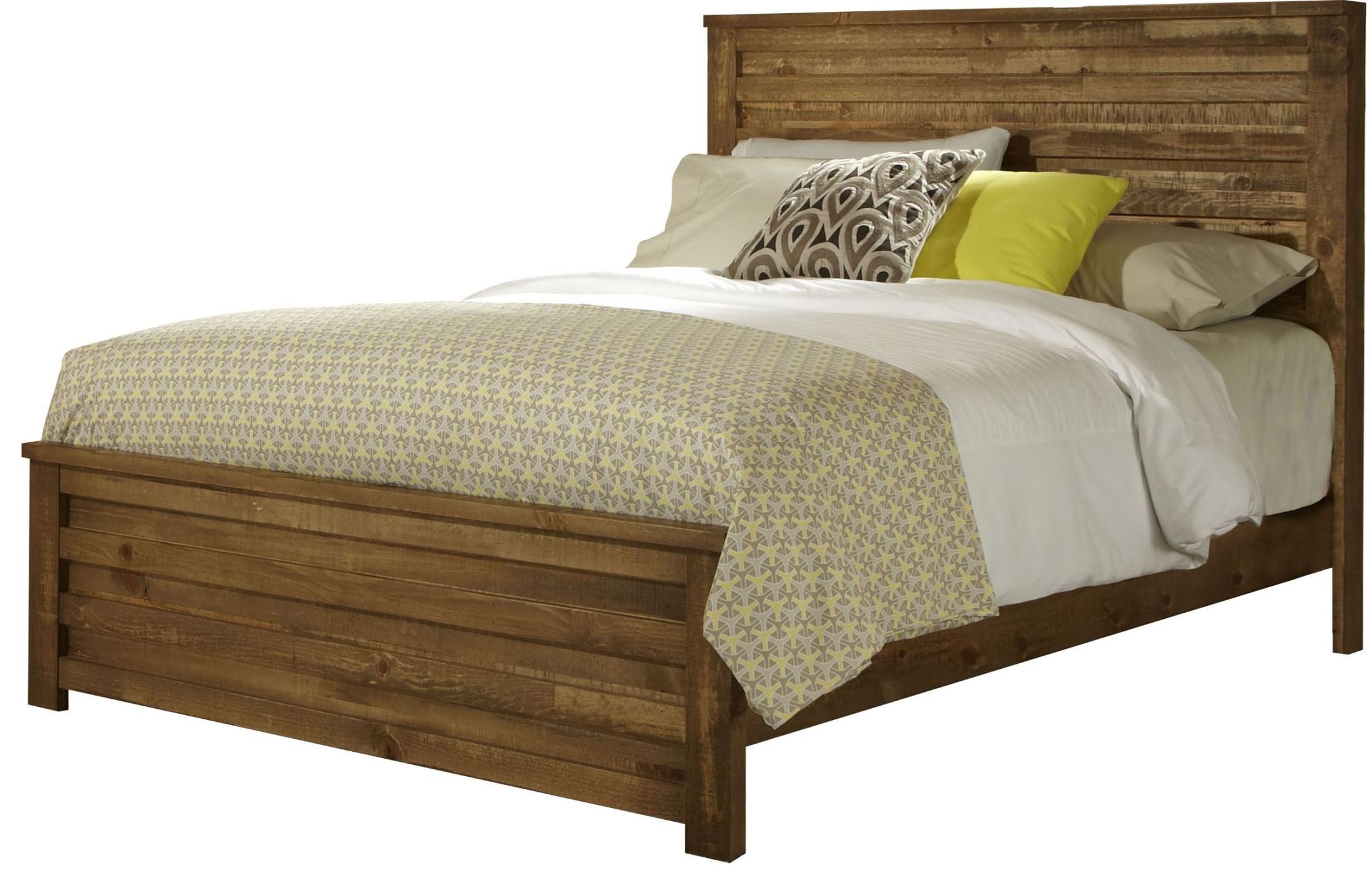 Melrose Driftwood Queen Panel Bed from Progressive Furniture Coleman