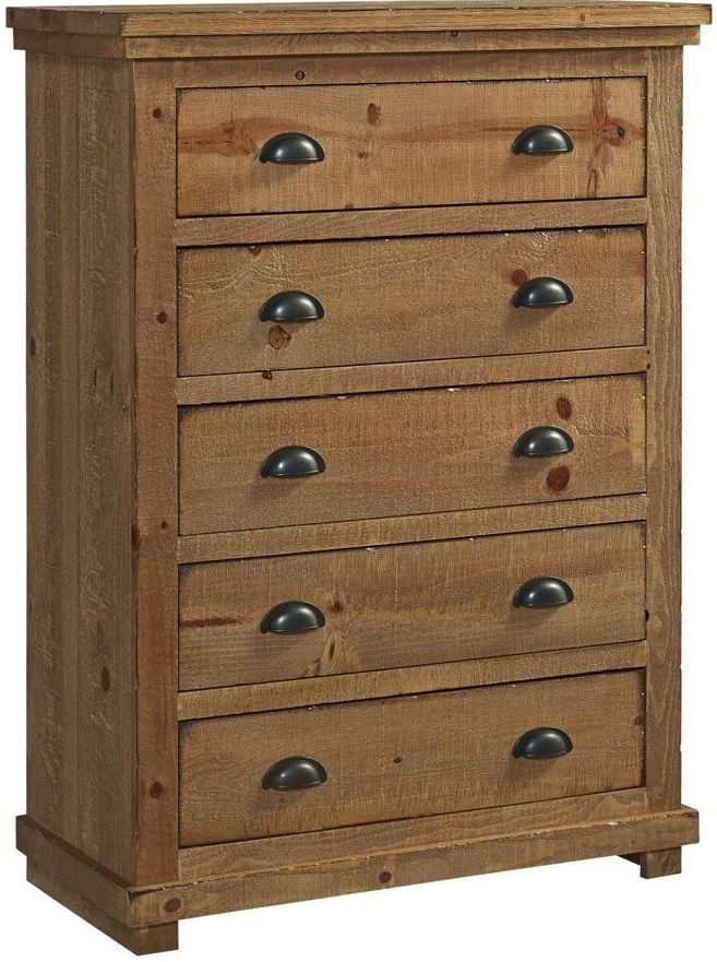 Willow Distressed Pine Slat Bedroom Set from Progressive Furniture Coleman Furniture