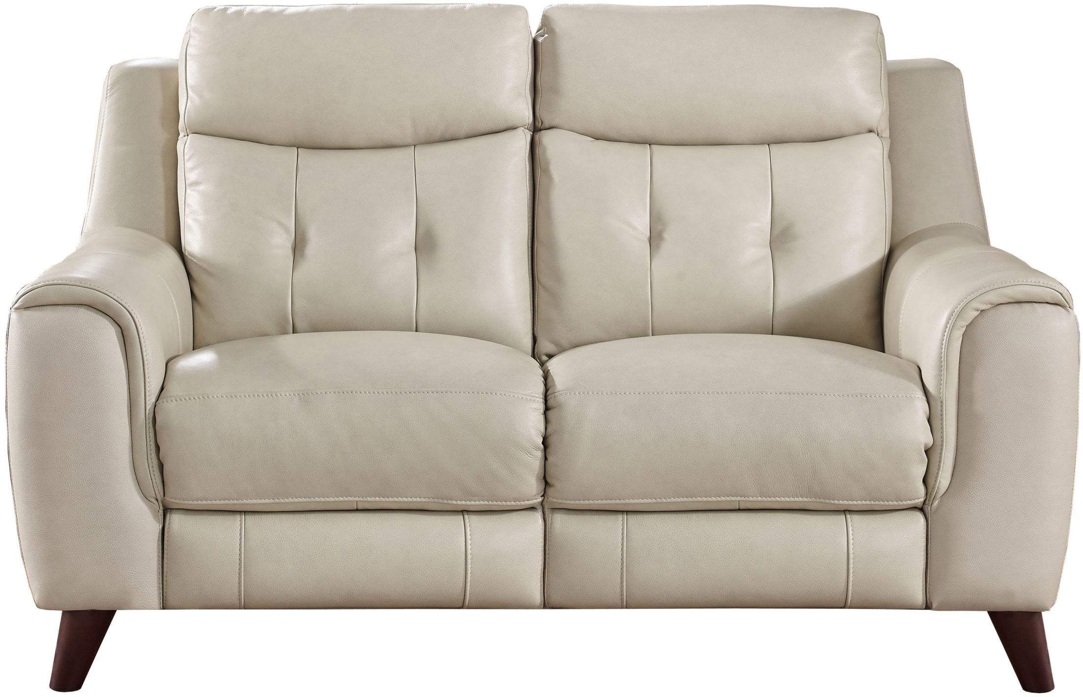 Paramount Cream Leather Power Reclining Living Room Set from Amax Leather Coleman Furniture