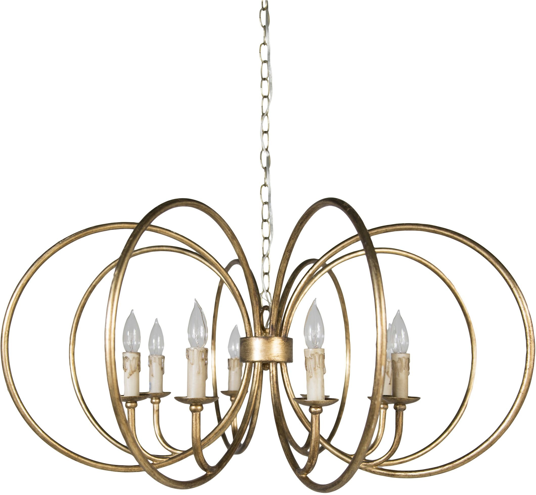 Alta Antique Gold Chandelier from Gabby Coleman Furniture