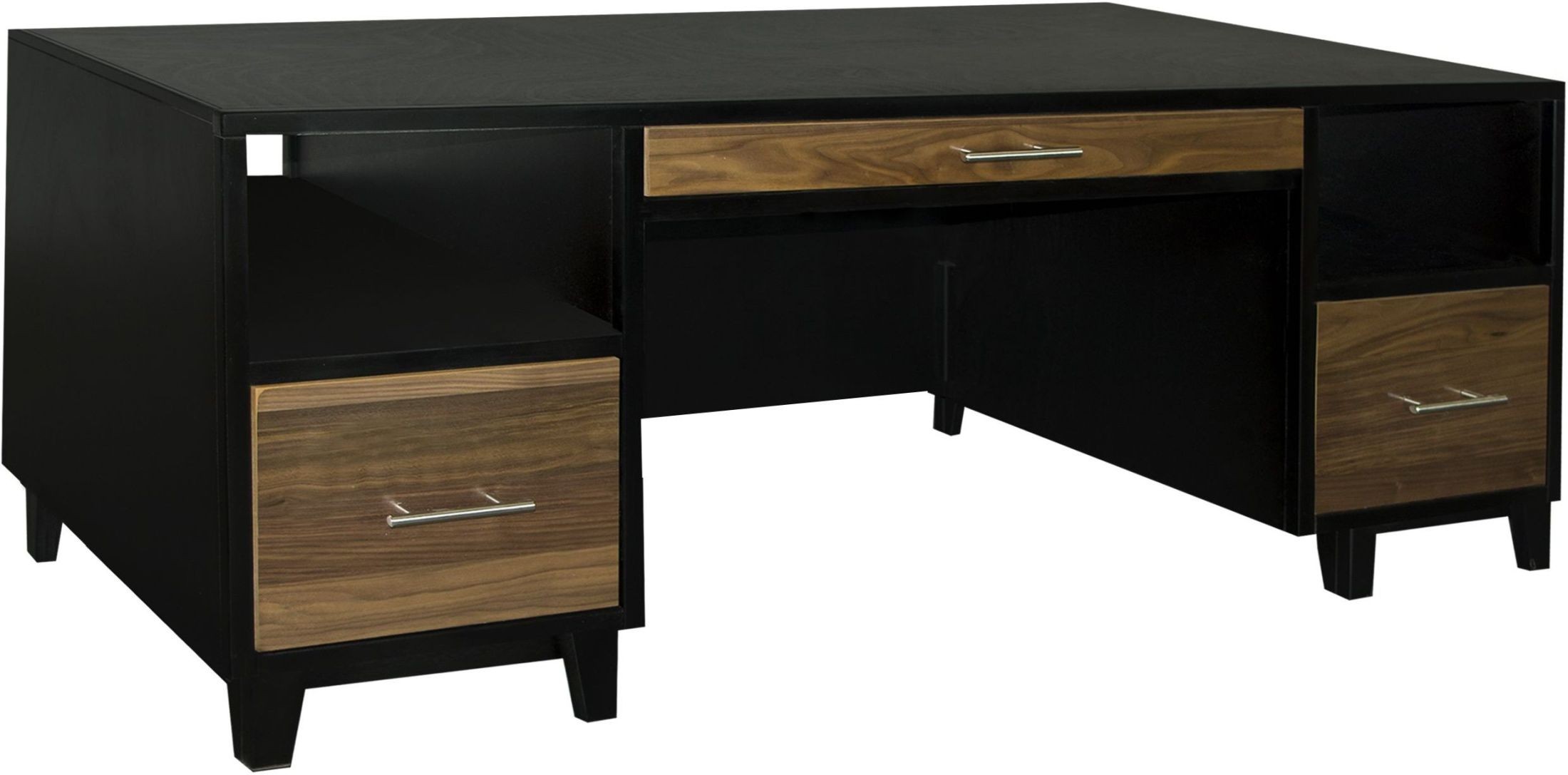 Sterling Black and Brown Executive Desk from Legends Furniture Coleman Furniture