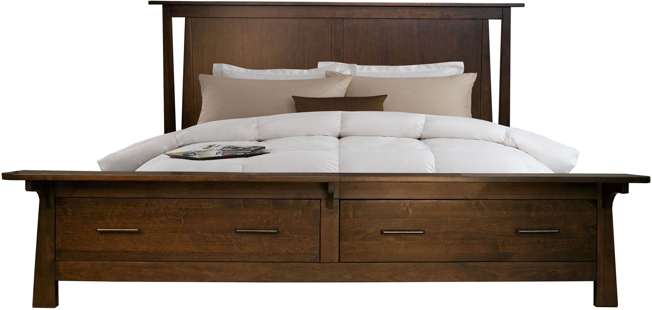 Sodo Dark Sumatra Storage Platform Bedroom Set from AAmerica Coleman
