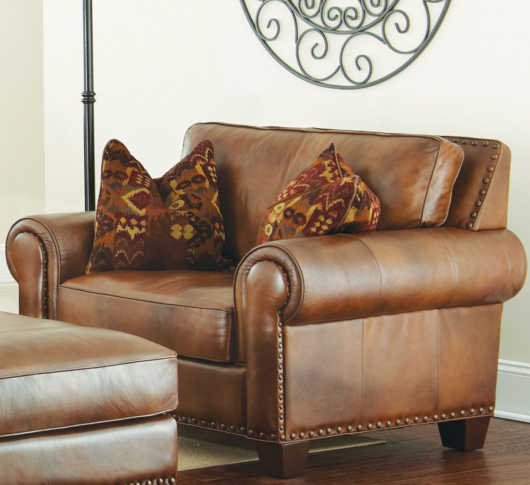 Silverado Caramel Brown Chair from Steve Silver Coleman Furniture