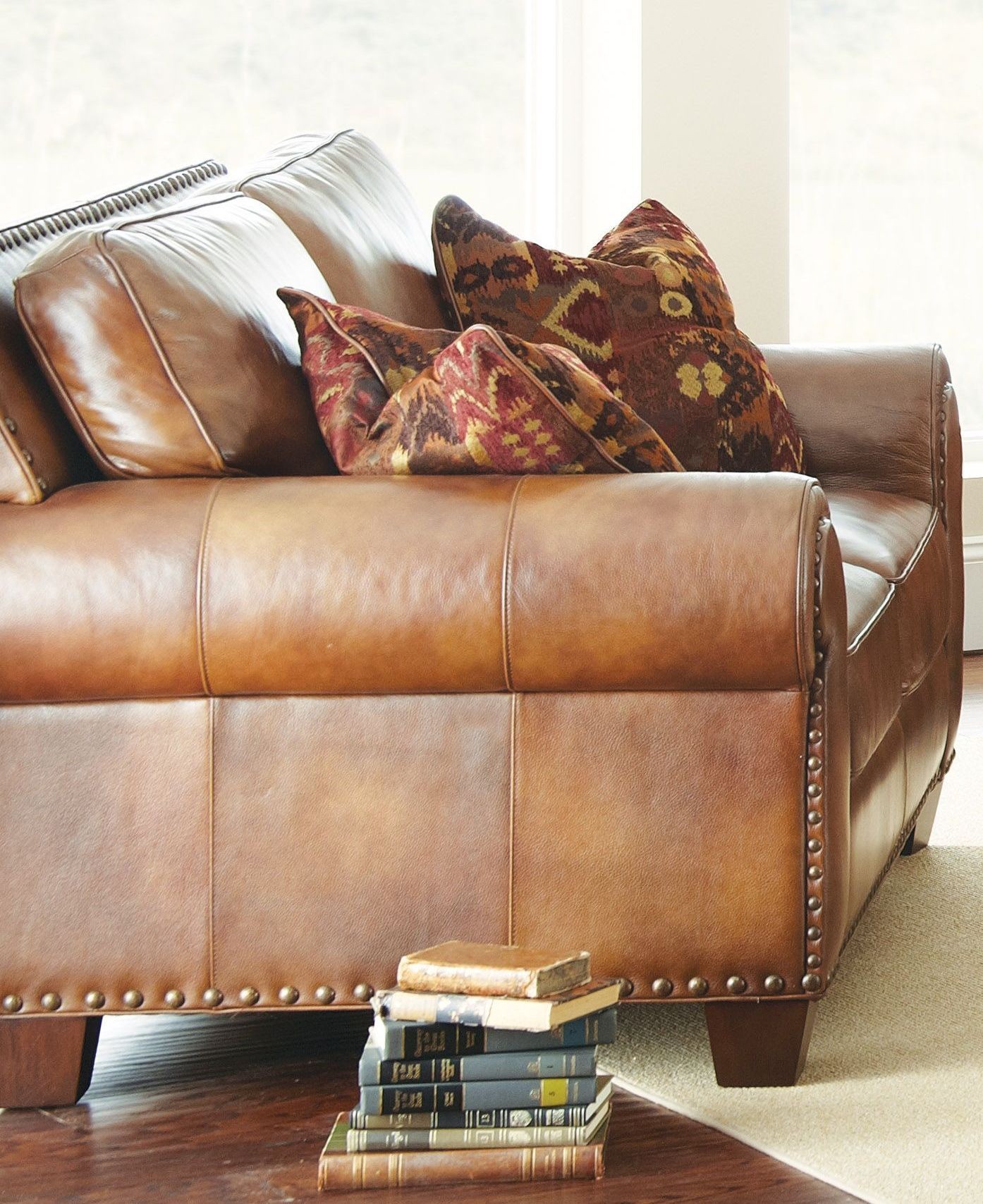 Silverado Caramel Brown Loveseat from Steve Silver Coleman Furniture