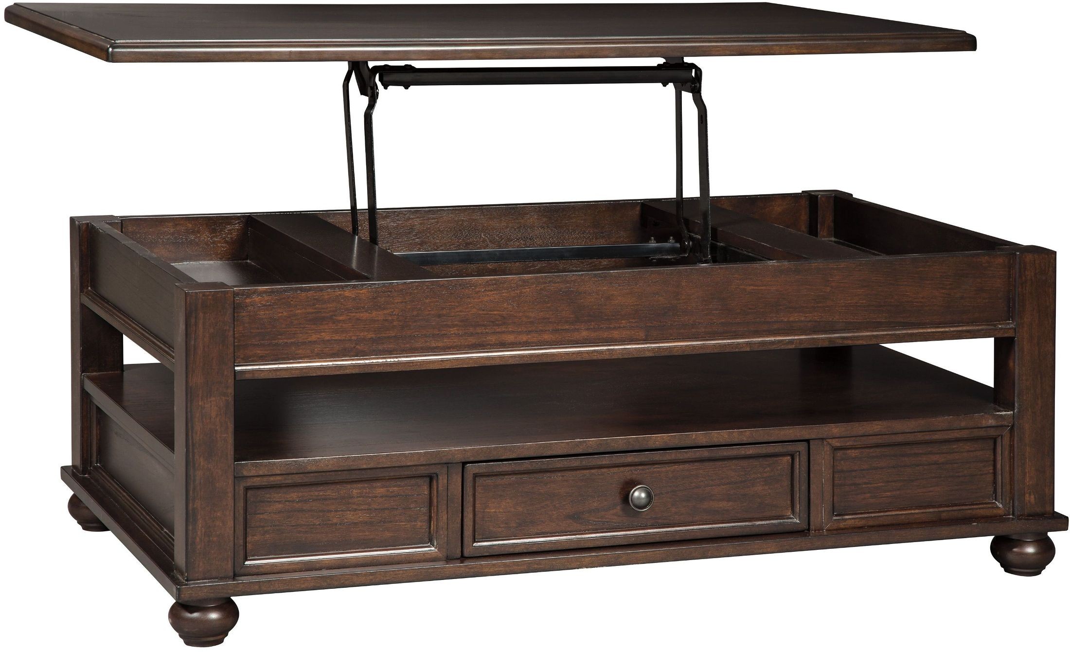 Barilanni Dark Brown Lift Top Cocktail Table from Ashley Coleman