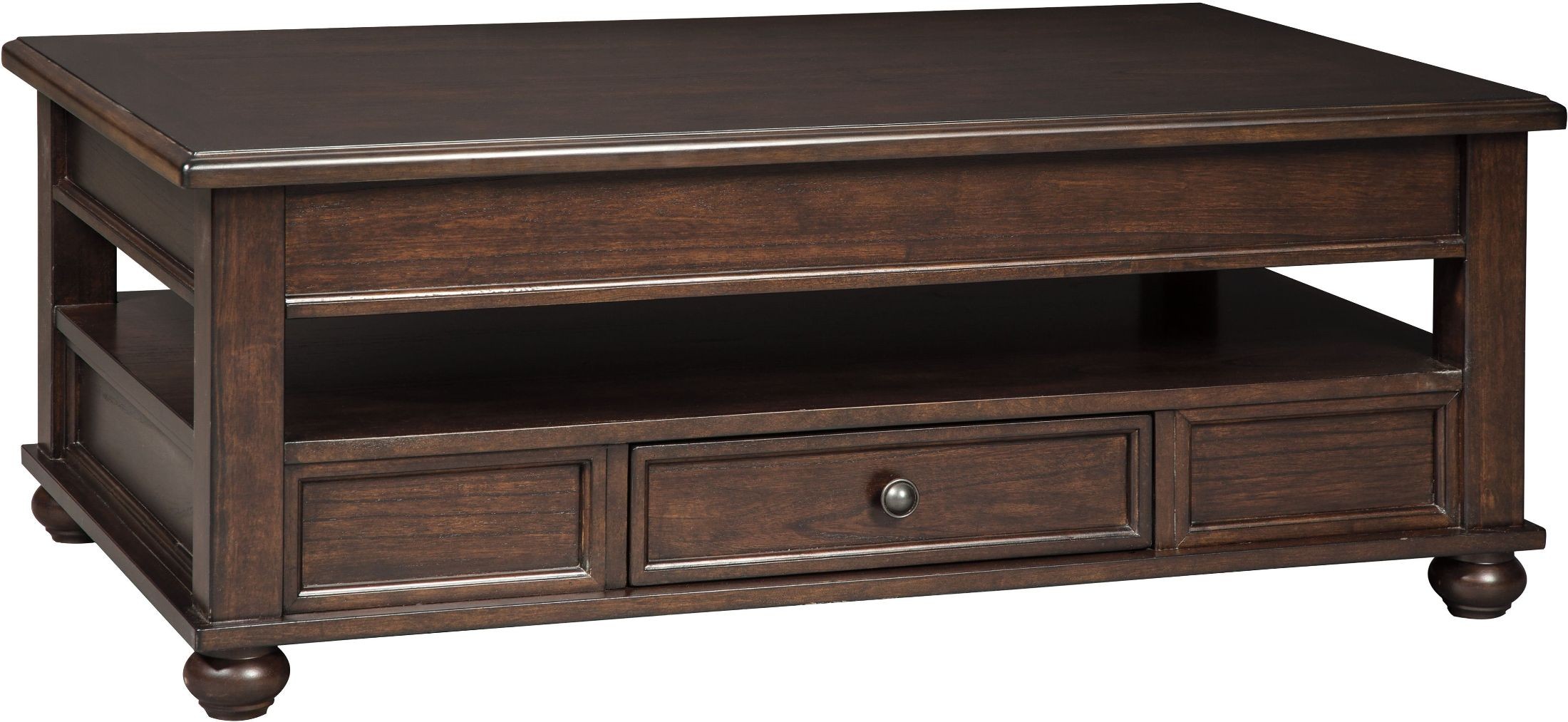 Barilanni Dark Brown Lift Top Cocktail Table from Ashley Coleman