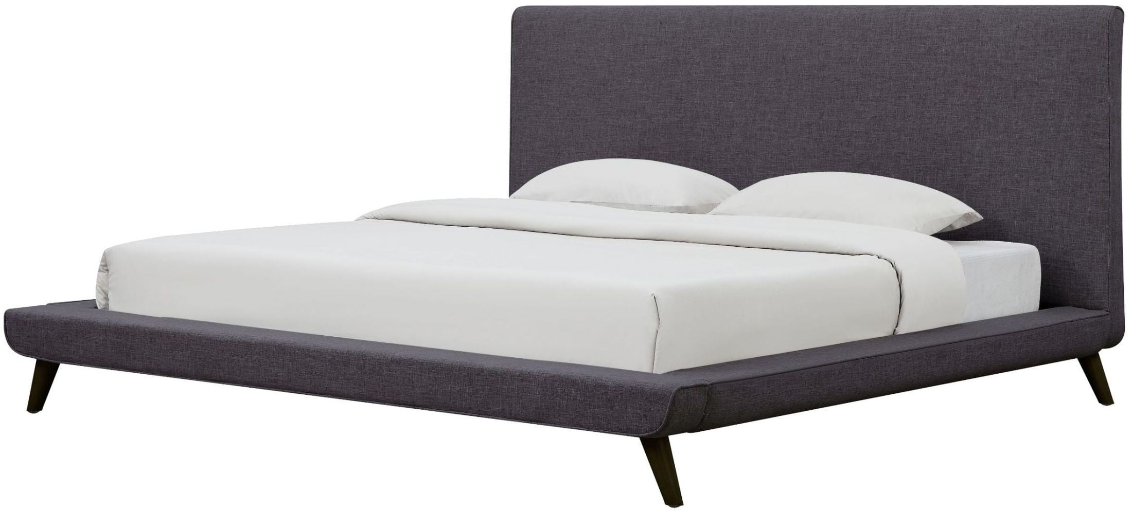 Nixon Gray Linen Queen Bed from TOV Coleman Furniture