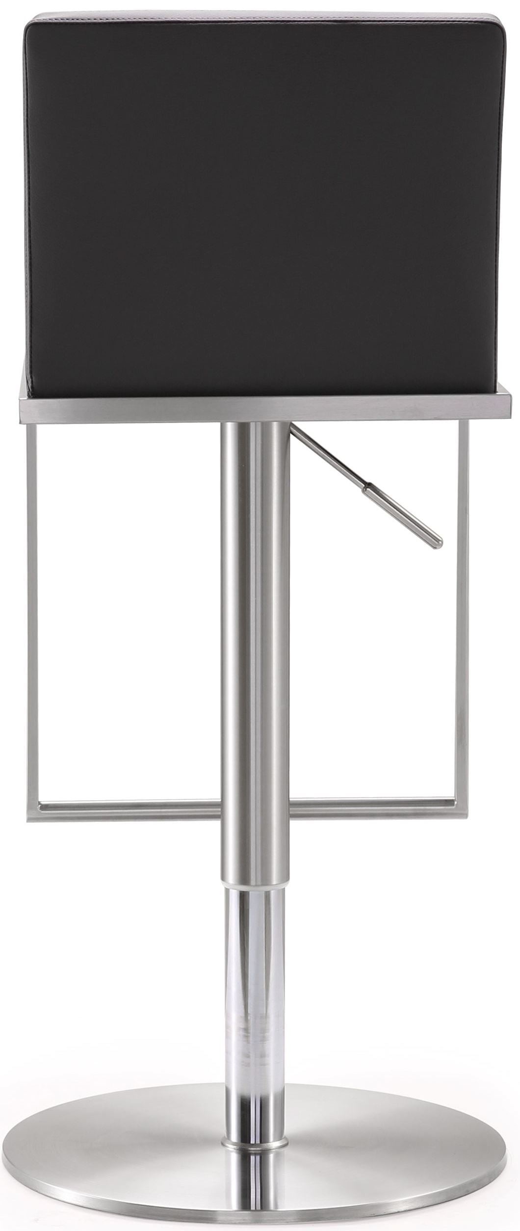 Amalfi Grey Stainless Steel Adjustable Barstool from TOV (TOVK3616