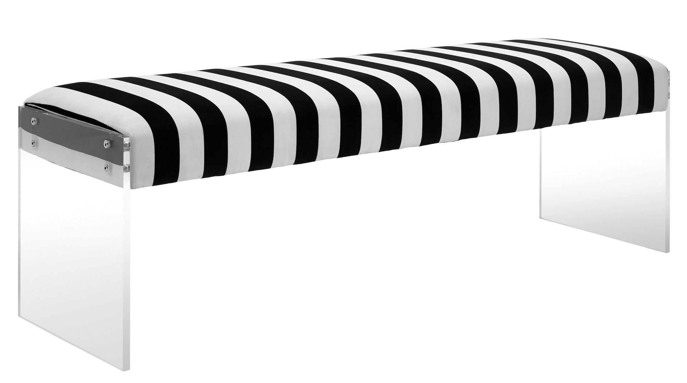 Envy Paris Velvetacrylic Bench From Tov (o) Coleman Furniture - envy paris velvetacrylic bench from tov (o) coleman furniture -
