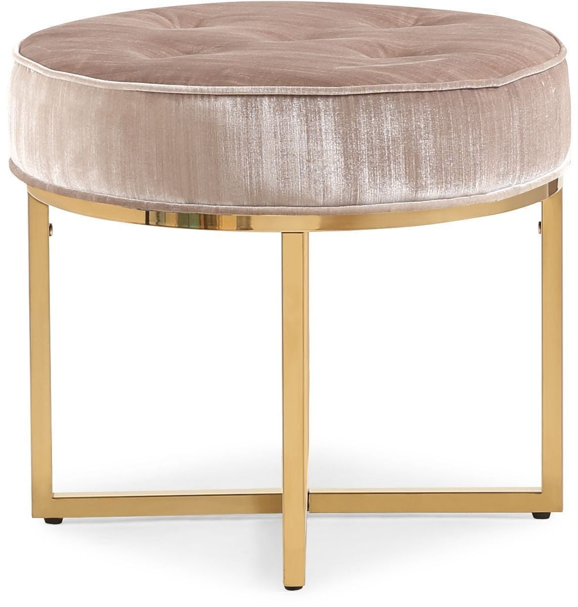 Layla Gray Velvet Ottoman From Tov Coleman Furniture - layla gray velvet ottoman from tov coleman furniture -