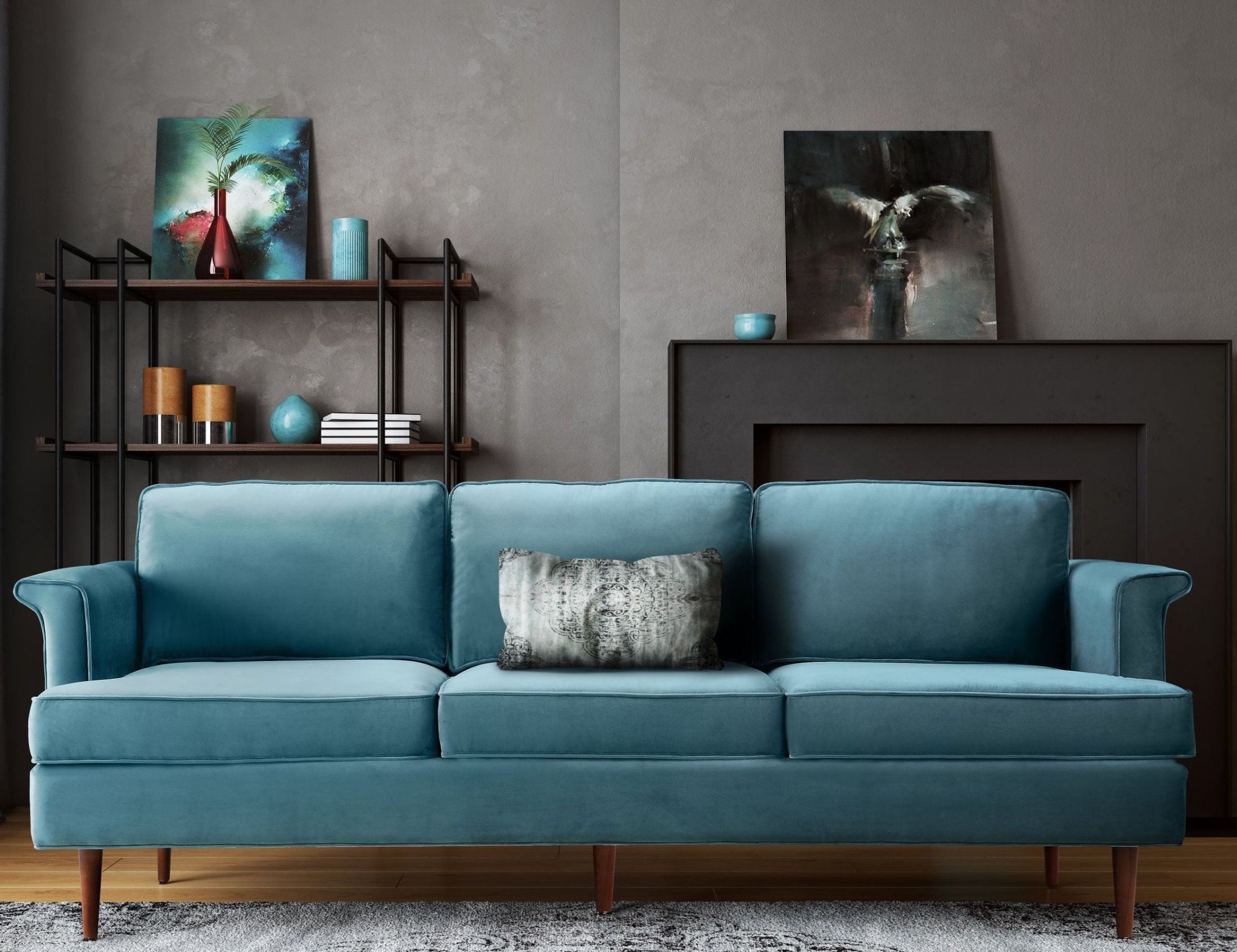Porter Sea Blue Sofa from TOV Coleman Furniture