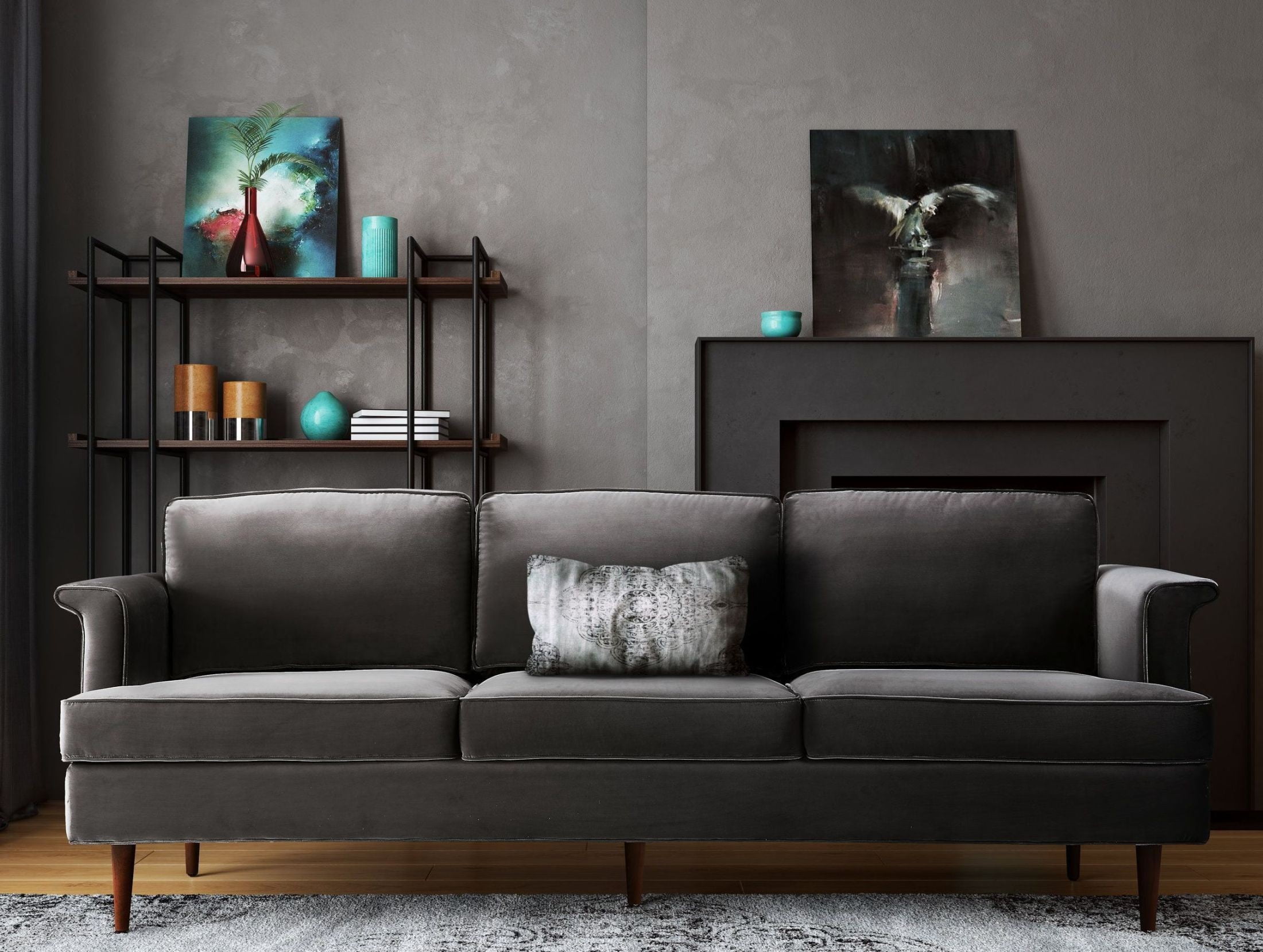 Porter Gray Sofa from TOV Coleman Furniture