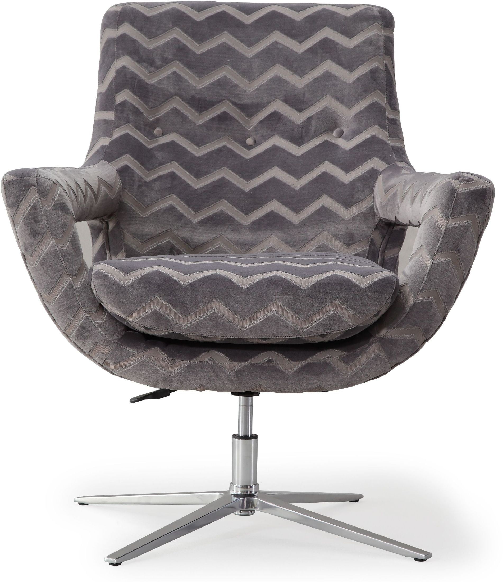 Fifi Gray Swivel Chair from TOV | Coleman Furniture