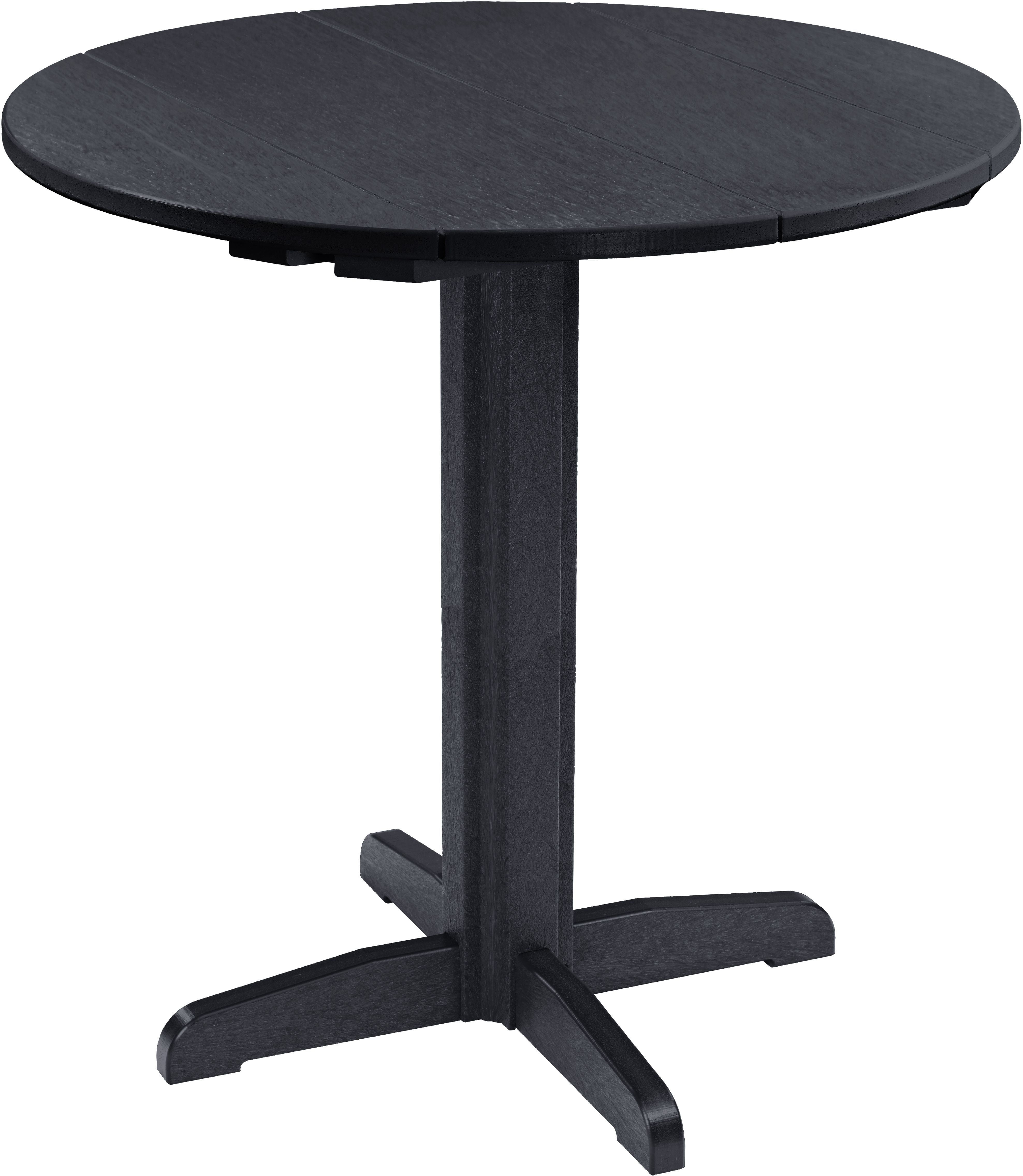 Generation Black 40" Round Pub Table from CR Plastic ...