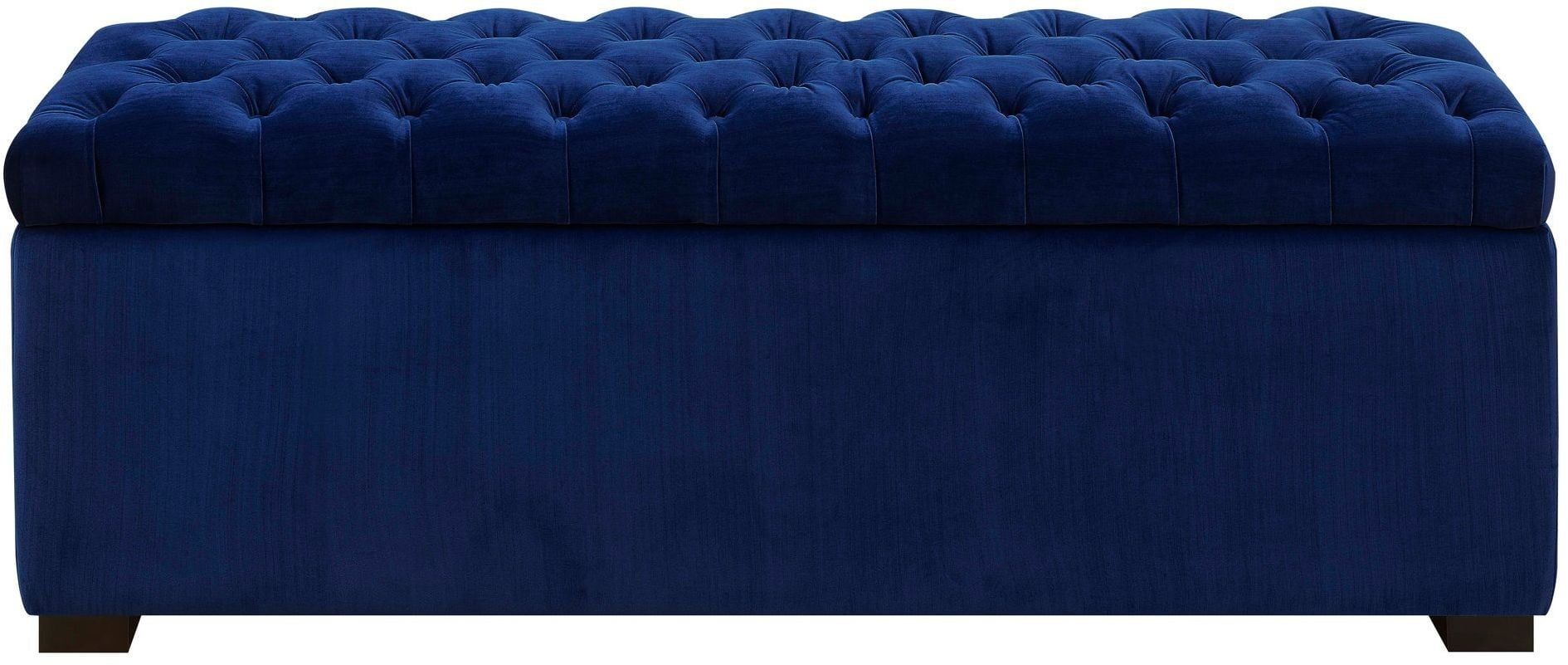 Carson Navy Blue Shoe Storage Bench from Elements Furniture Coleman