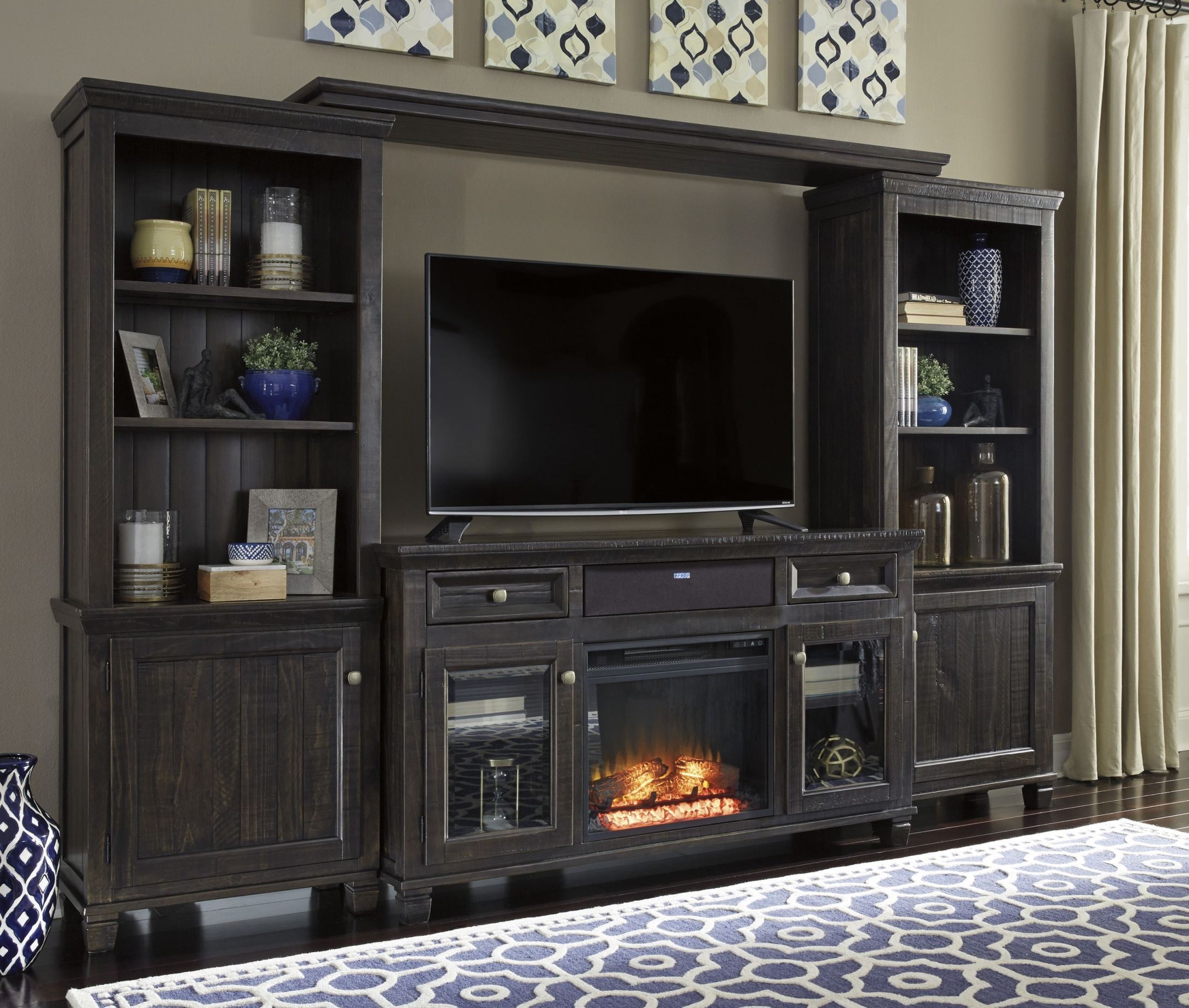 Home Entertainment Wall Units townser waxy grayish brown large entertainment wall unit from Home Entertainment Wall Units townser waxy grayish brown large entertainment wall unit from