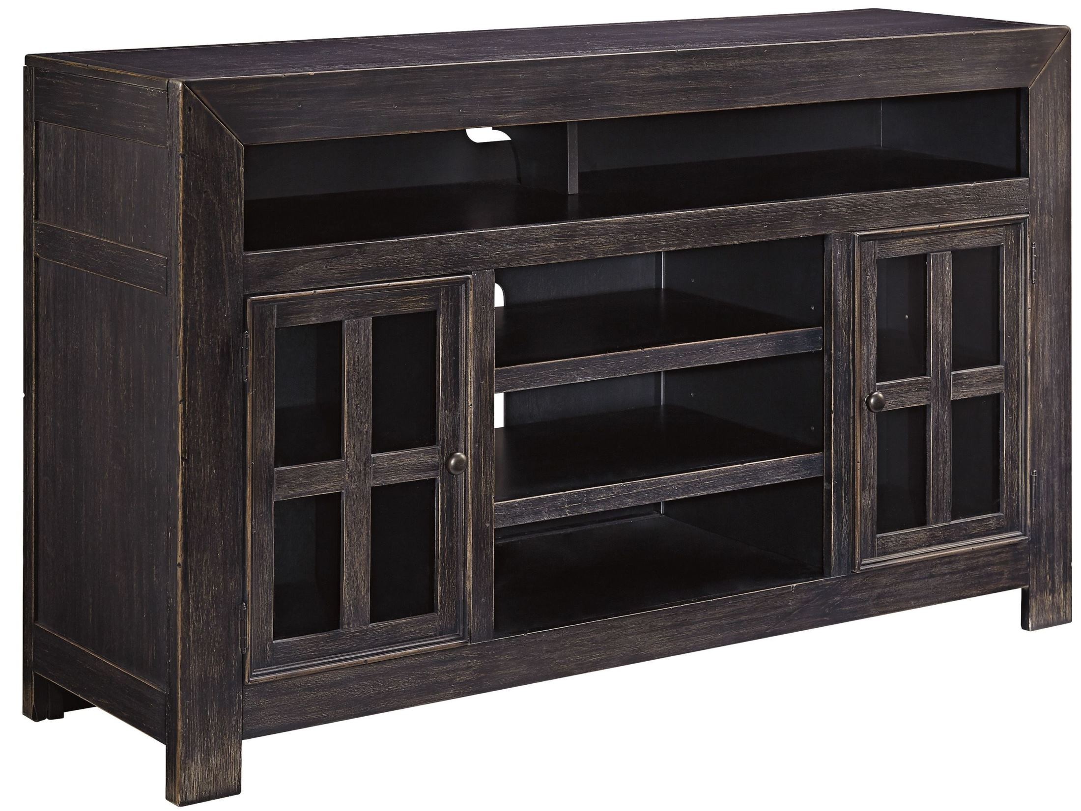 Gavelston Entertainment Wall with Fireplace Option from Ashley