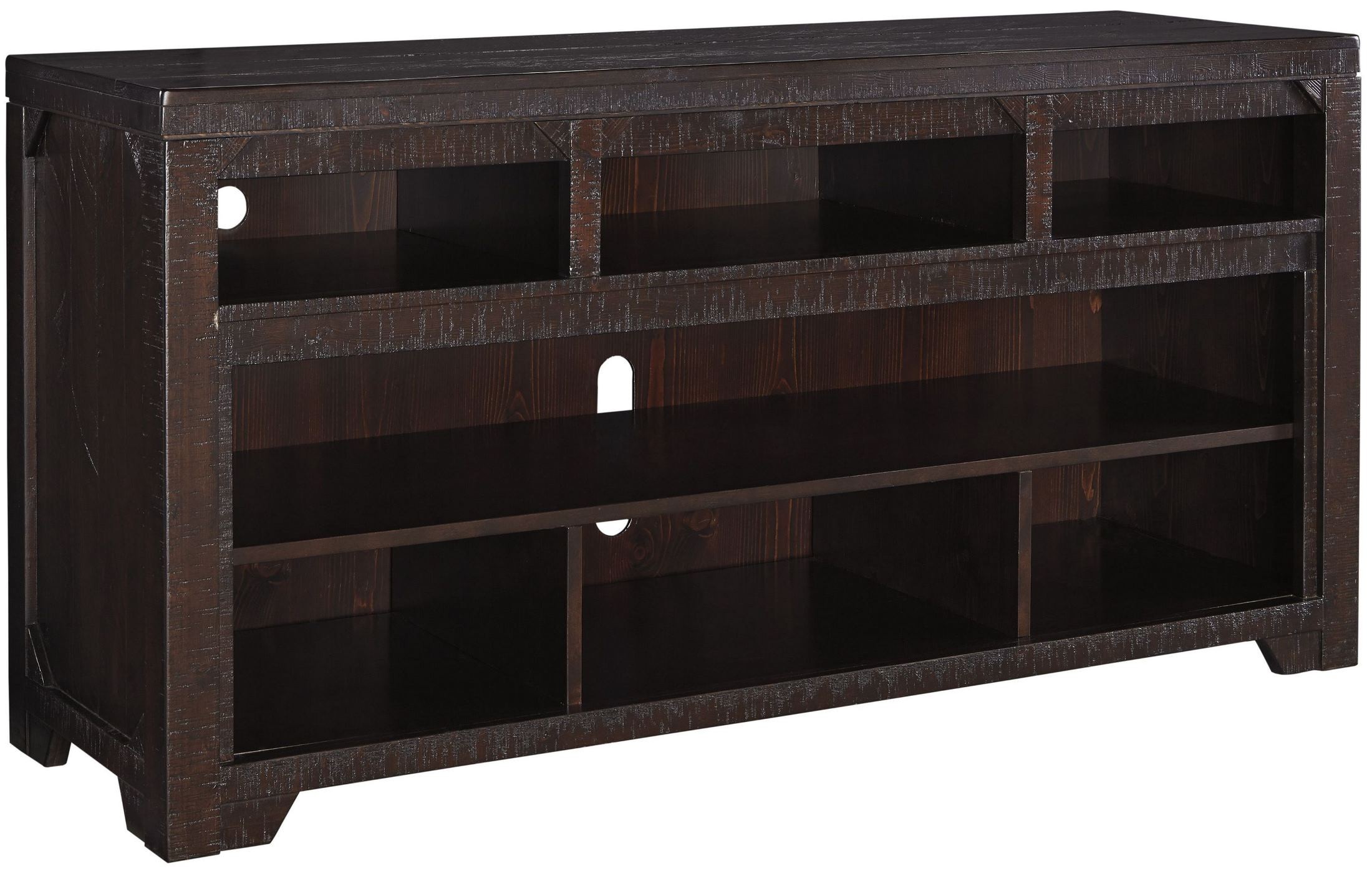 Rogness Dark Brown TV Stand from Ashley Coleman Furniture