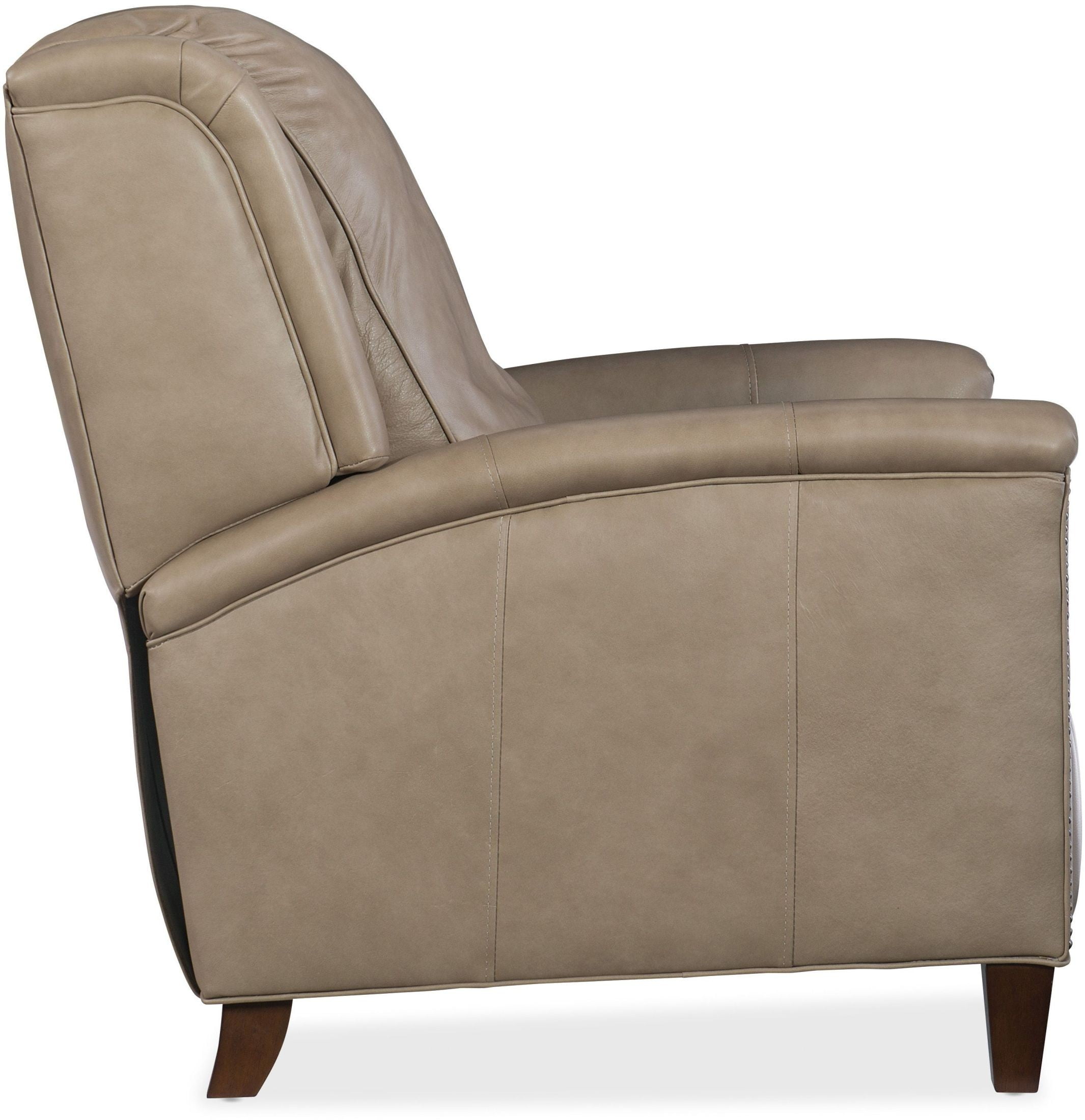 Kelly Beige Leather Recliner from Hooker Coleman Furniture