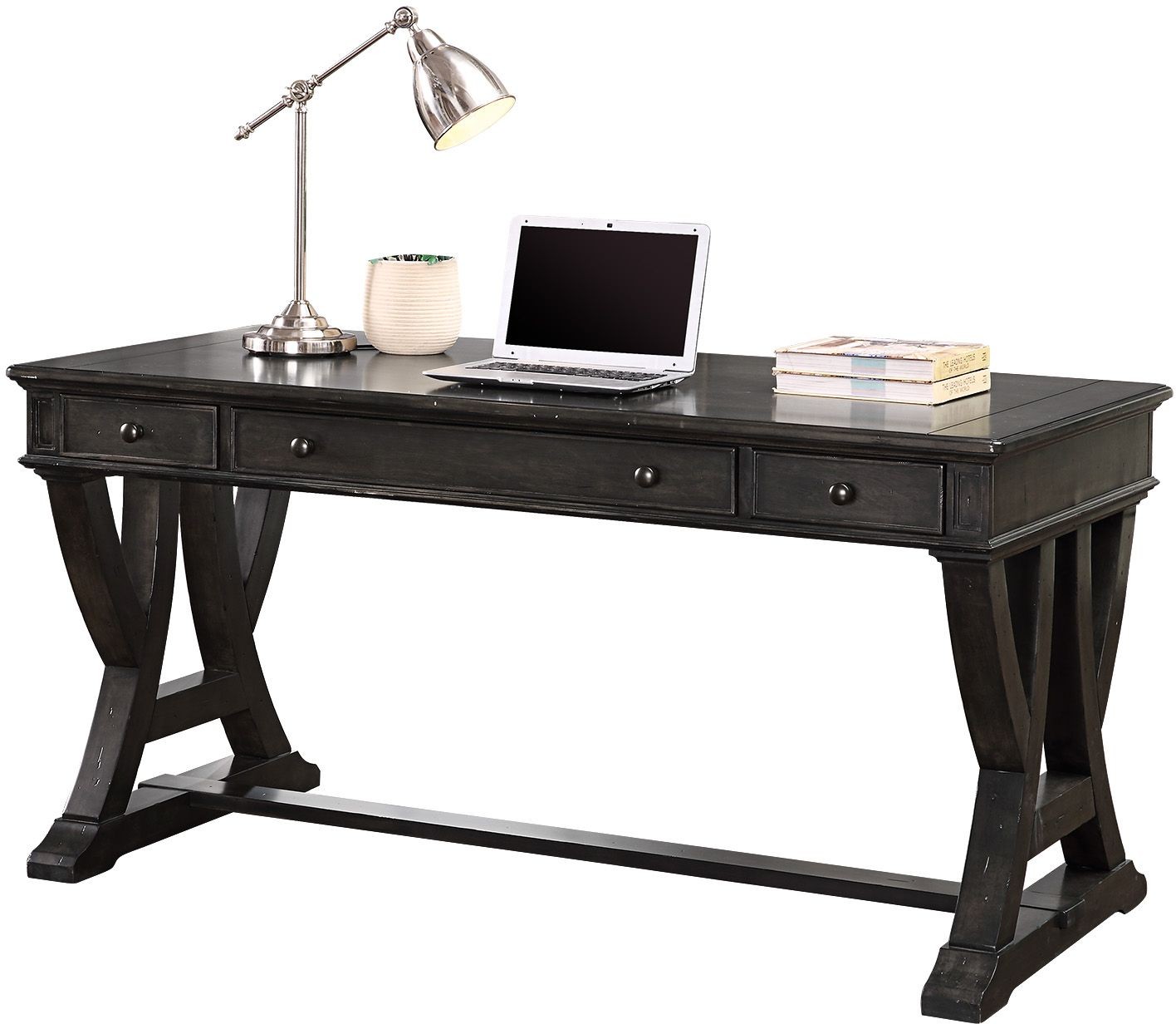 Washington Heights Washed Charcoal Writing Desk from Parker House