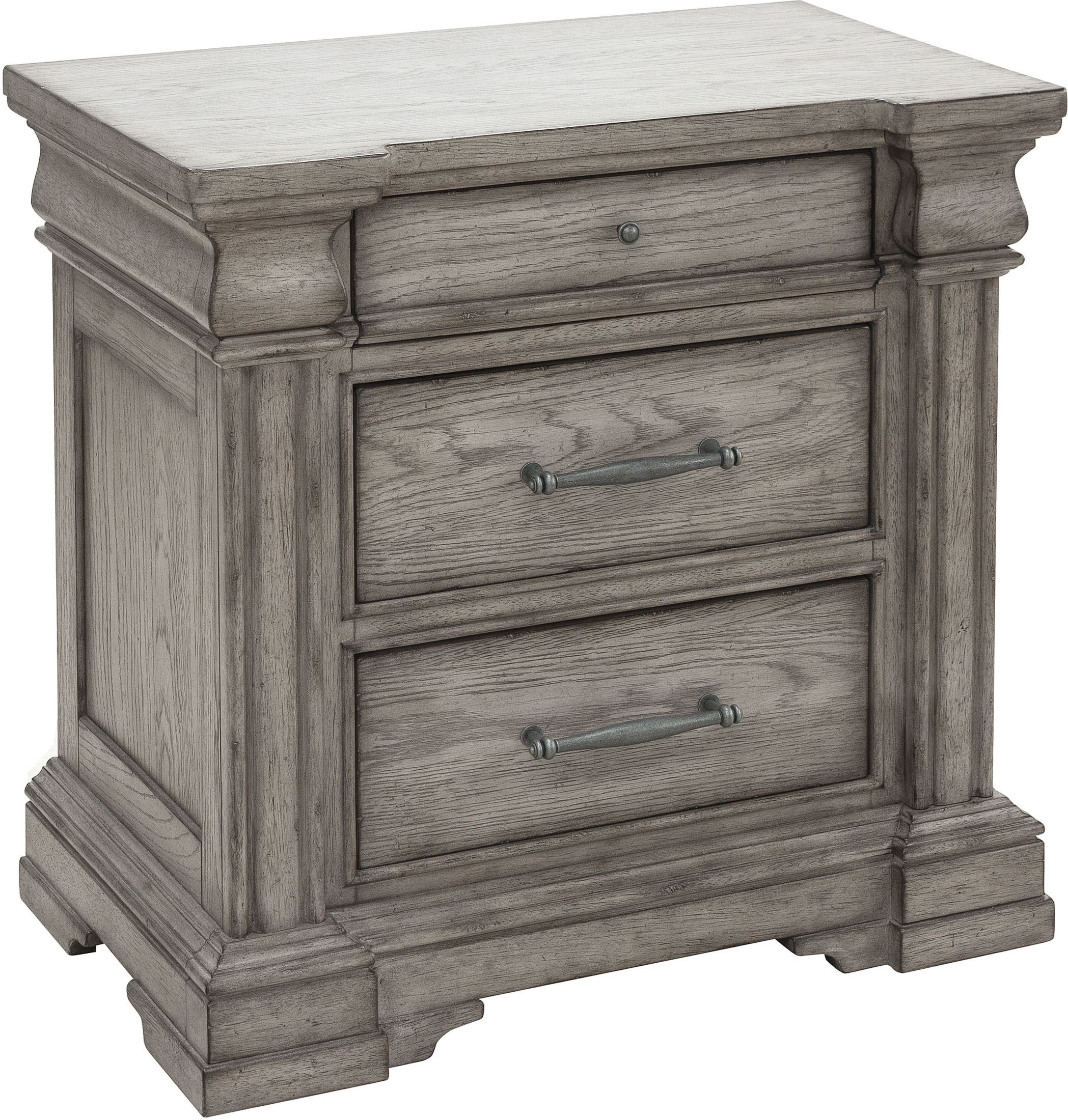 Madison Ridge Soft Grey Nightstand from Pulaski Coleman Furniture