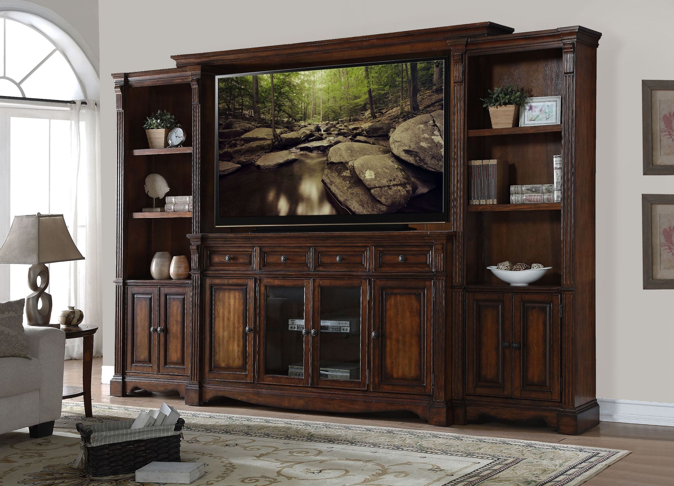 Parliament Brown Entertainment Wall Unit from Legends Furniture Coleman Furniture