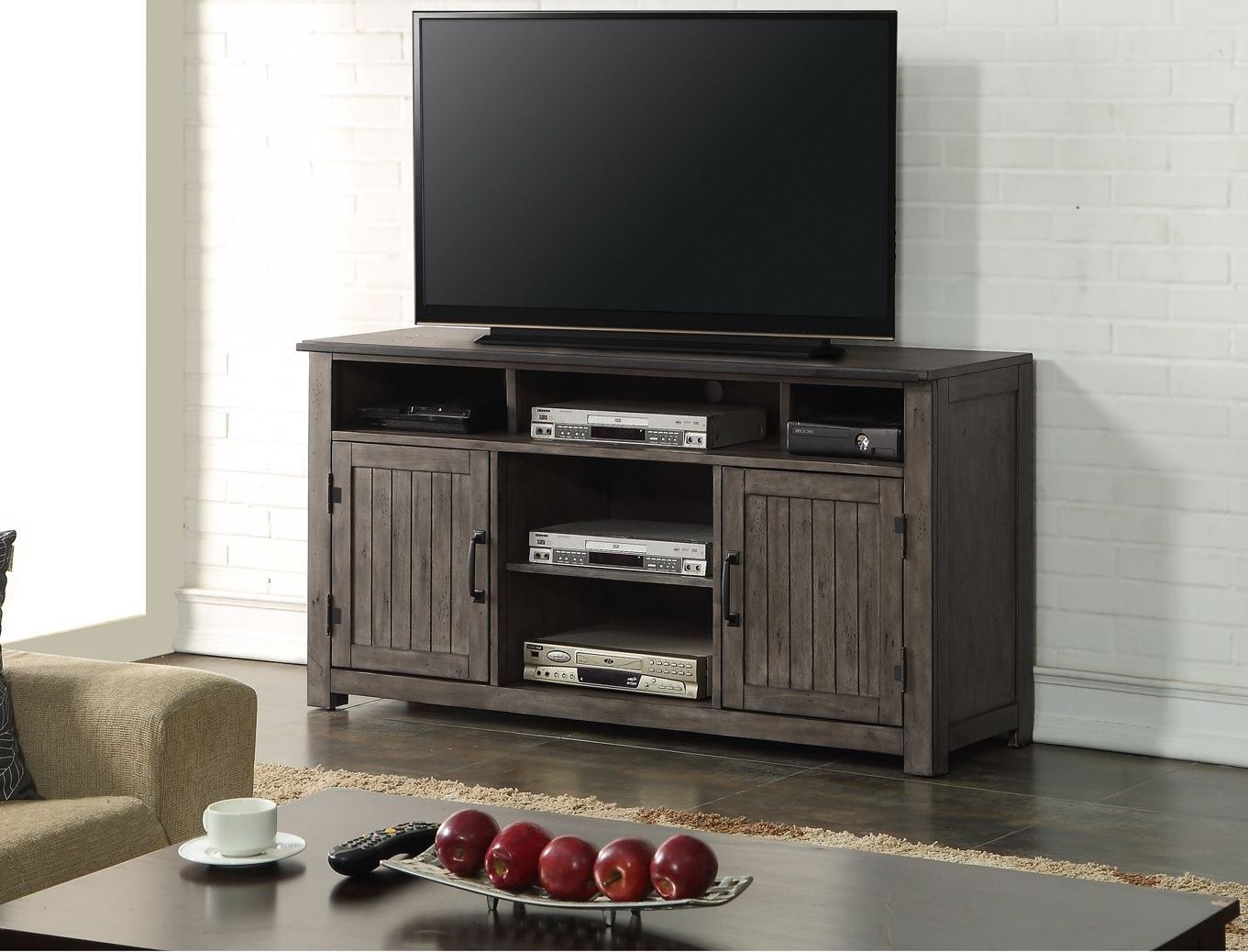 Storehouse 60" Gray TV Console from Legends Furniture Coleman Furniture