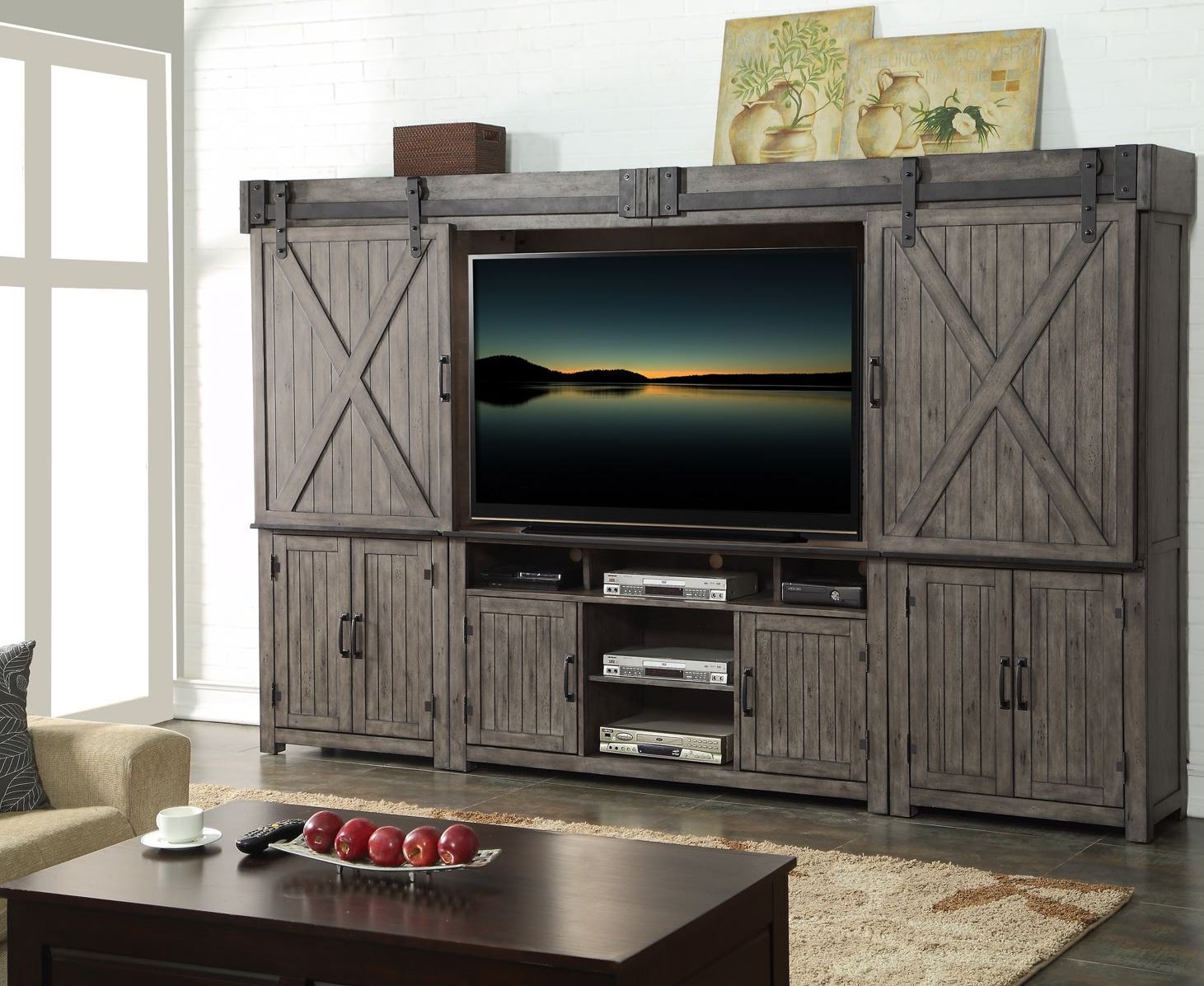 Storehouse Gray Entertainment Wall Unit from Legends Furniture
