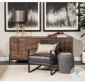 Allium Gray Handwoven Wool Cylindrical Pouf