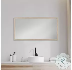 Bristol Tan 22" x 42" Vanity Mirror
