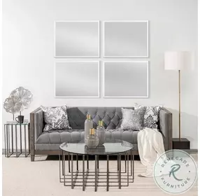 Bristol White 26" x 32" Vanity Mirror