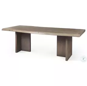 Konstantin Medium Brown Live Edge Rectangular Dining Room Set