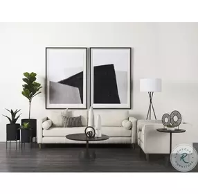 Maxwell Dark Brown Wood Coffee Table