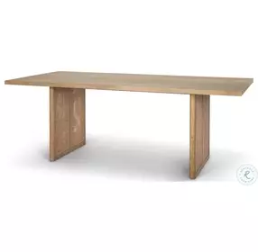 Grier Light Brown Cane Dining Room Set