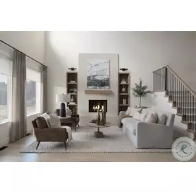 Maxwell Light Brown Wood Side Table