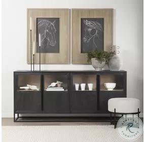 Sloan Black Door Sideboard