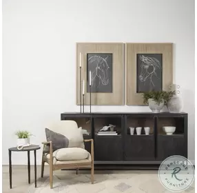 Westan Cream Boucle Fabric Accent Chair