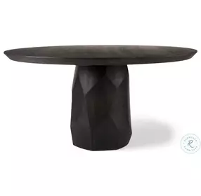 Fitzgerald Brown Solid Wood Round Dining Room Set