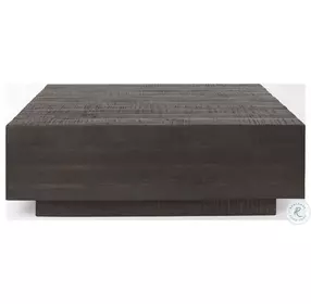 Hayden Dark Brown Wood Square Coffee Table