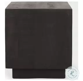 Hayden Dark Brown Wood Side Table