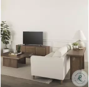 Grier Medium Brown Cane Media Console