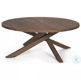 Solana Medium Brown Wood Occasional Table Set