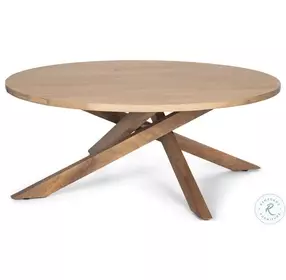 Solana Light Brown Wood Occasional Table Set