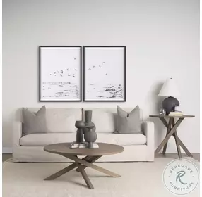 Solana Medium Brown Wood Foyer Table